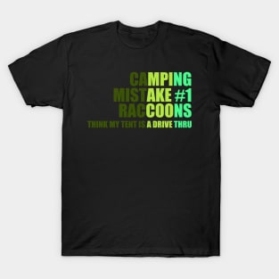 Camping rules cute cool fun T-Shirt